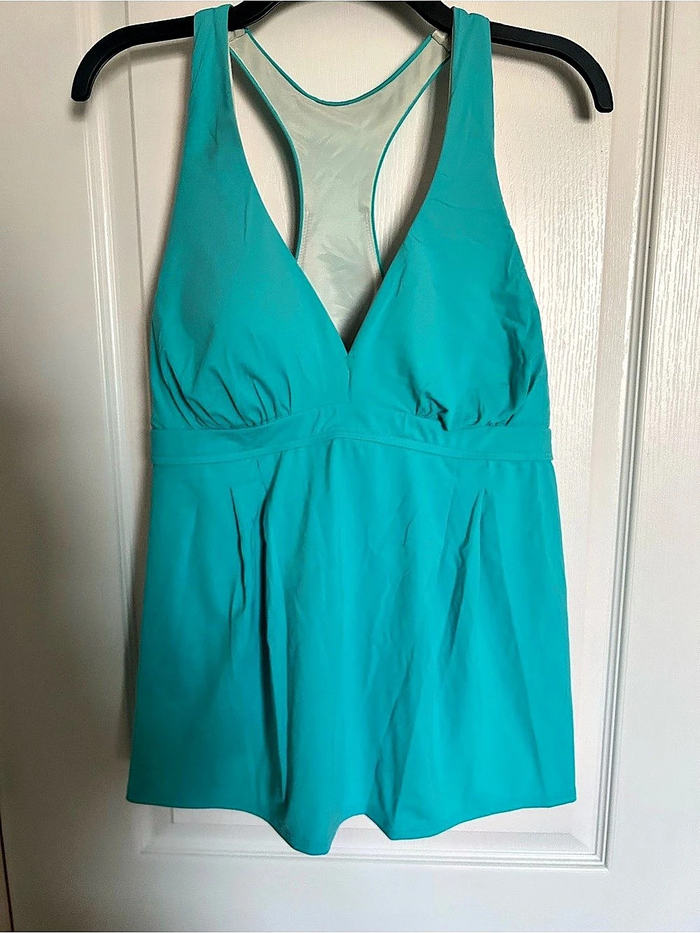 Lands' End Blue One-Piece Swimsuit Size 14 Like New
